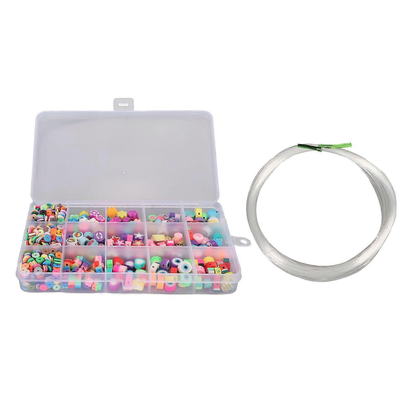 2025 أحدث طراز 1140 قطعة بوليمر طين الخرز أنماط متنوعة ألوان زاهية