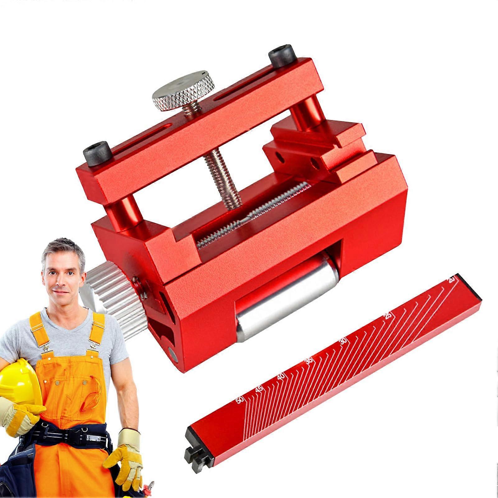 Precision Sharpener for Chisels and Planer Blades, Adjustable Angle Tool for Woodworking and Blade Maintenance