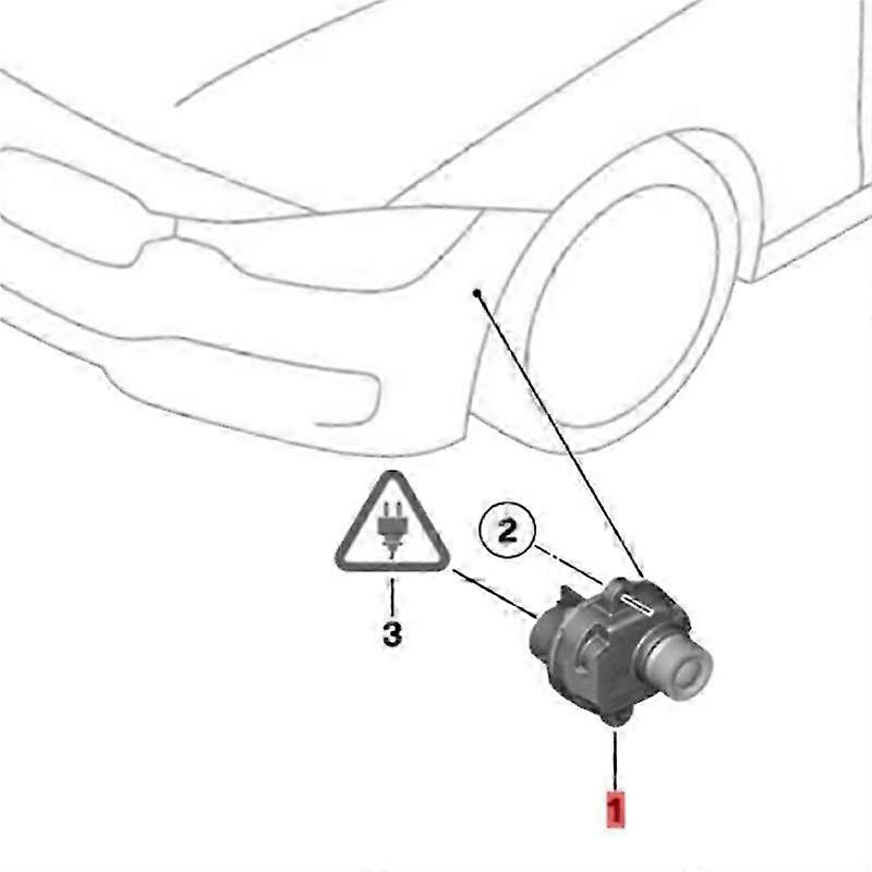 66539240352-02 Left Front Side Camera For Bmwx5 E70 X6 E71 F01 10-19