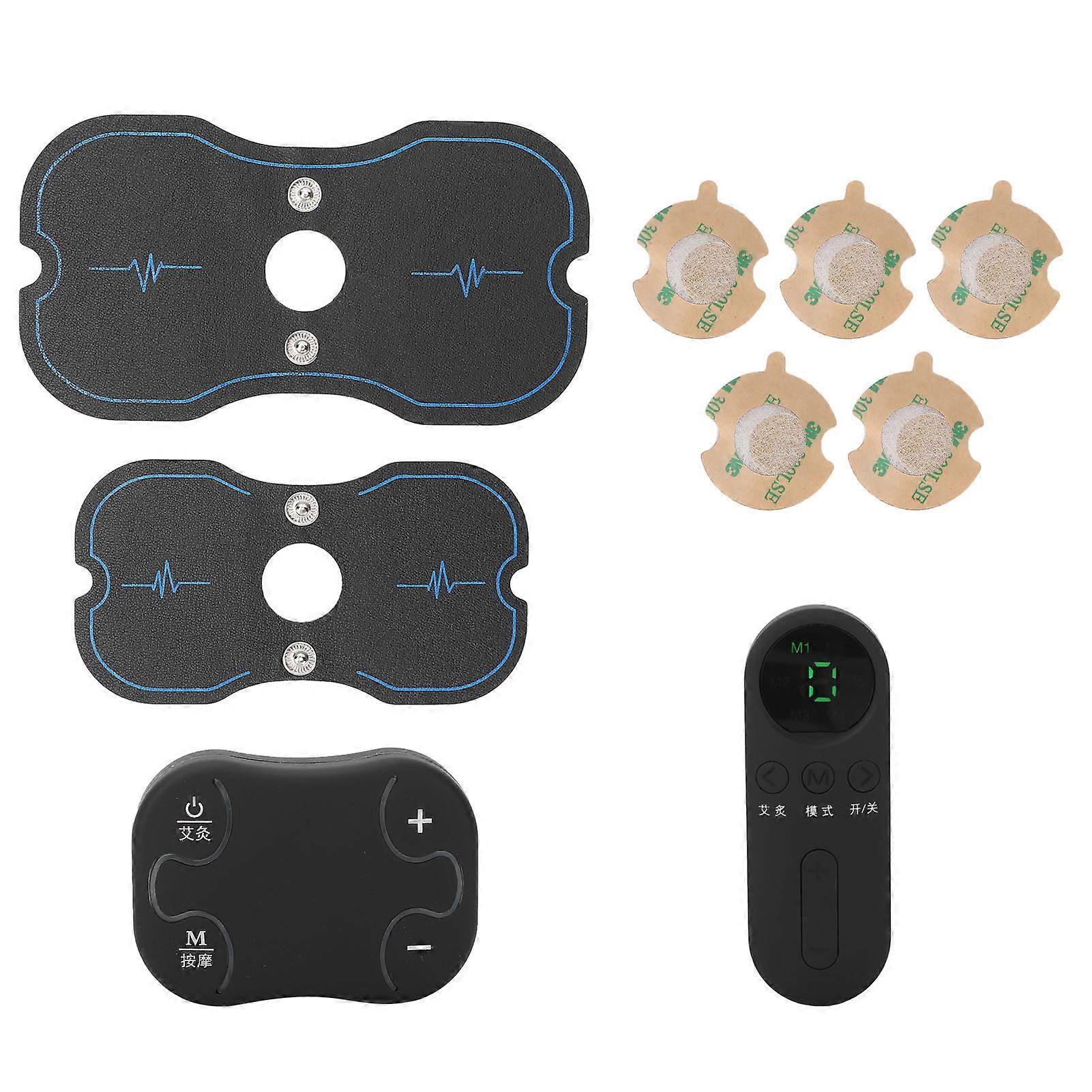 Electric Neck Shoulder Pulse Massager Adjustable Moxibustion Hot Compress Massager Patch