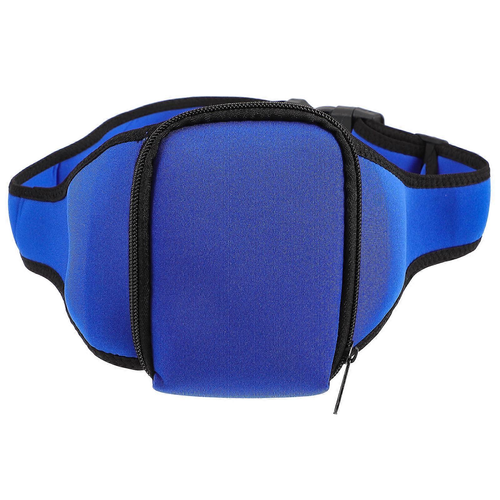 Microphone Pouch Adjustable Concealable Under Clothing for Stage Performance 15x10cm Protect Microphone Transmitter 1Set