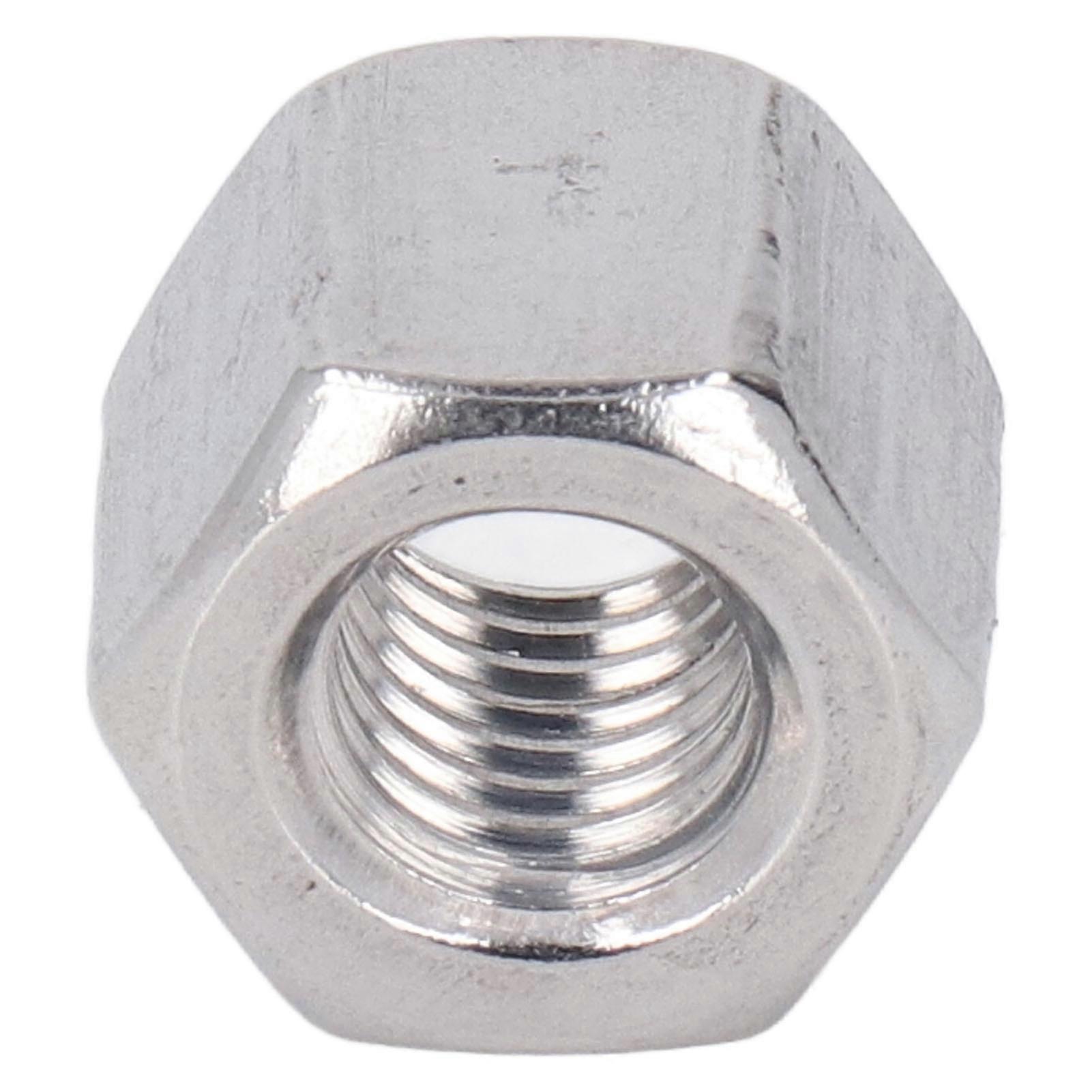10Pcs Hex Coupling Nut Stainless Steel Rustproof M10 Connector Nut for Bolts Studs