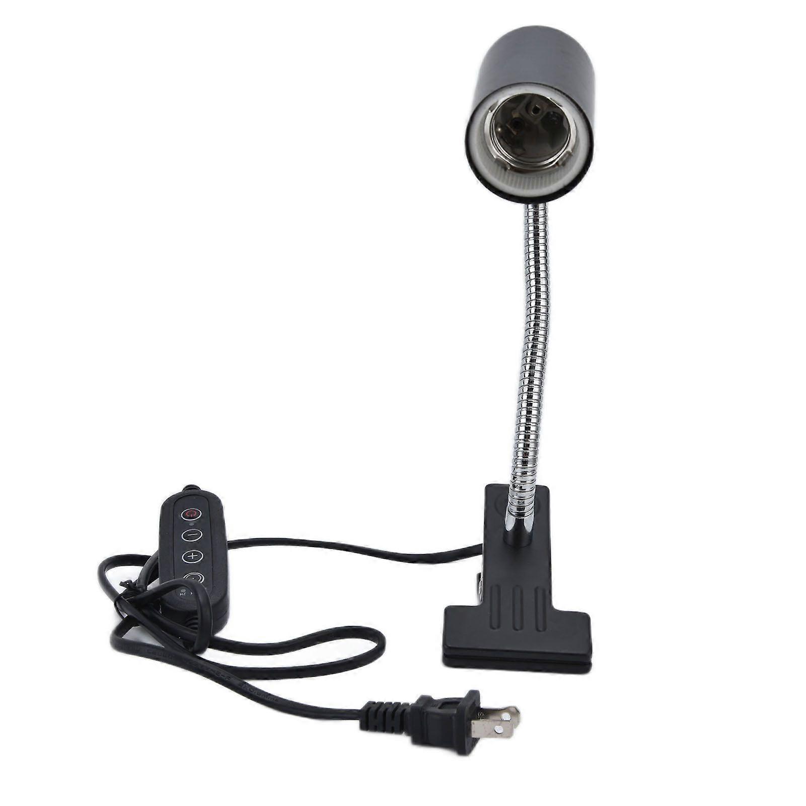 Reptile Lamp Stand Timeable CupType Professional Tortoise Heat Lamp Fixture with Iron Clamp US Plug 110VYMJJ