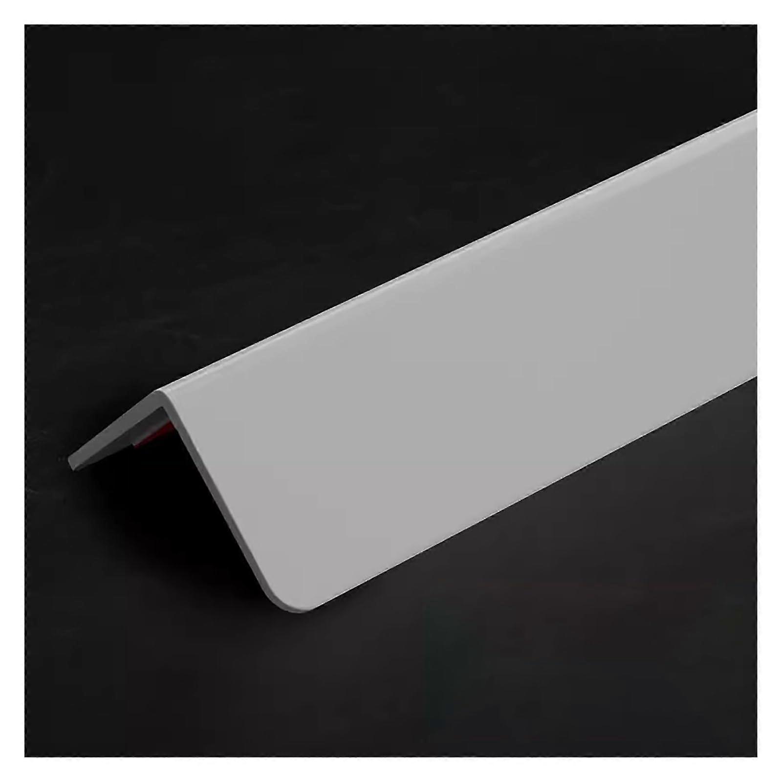 Angle Profile Self-Adhesive Corner Wall Protection Strip, 135cm PVC Edge Protector for Door Frames in Grey