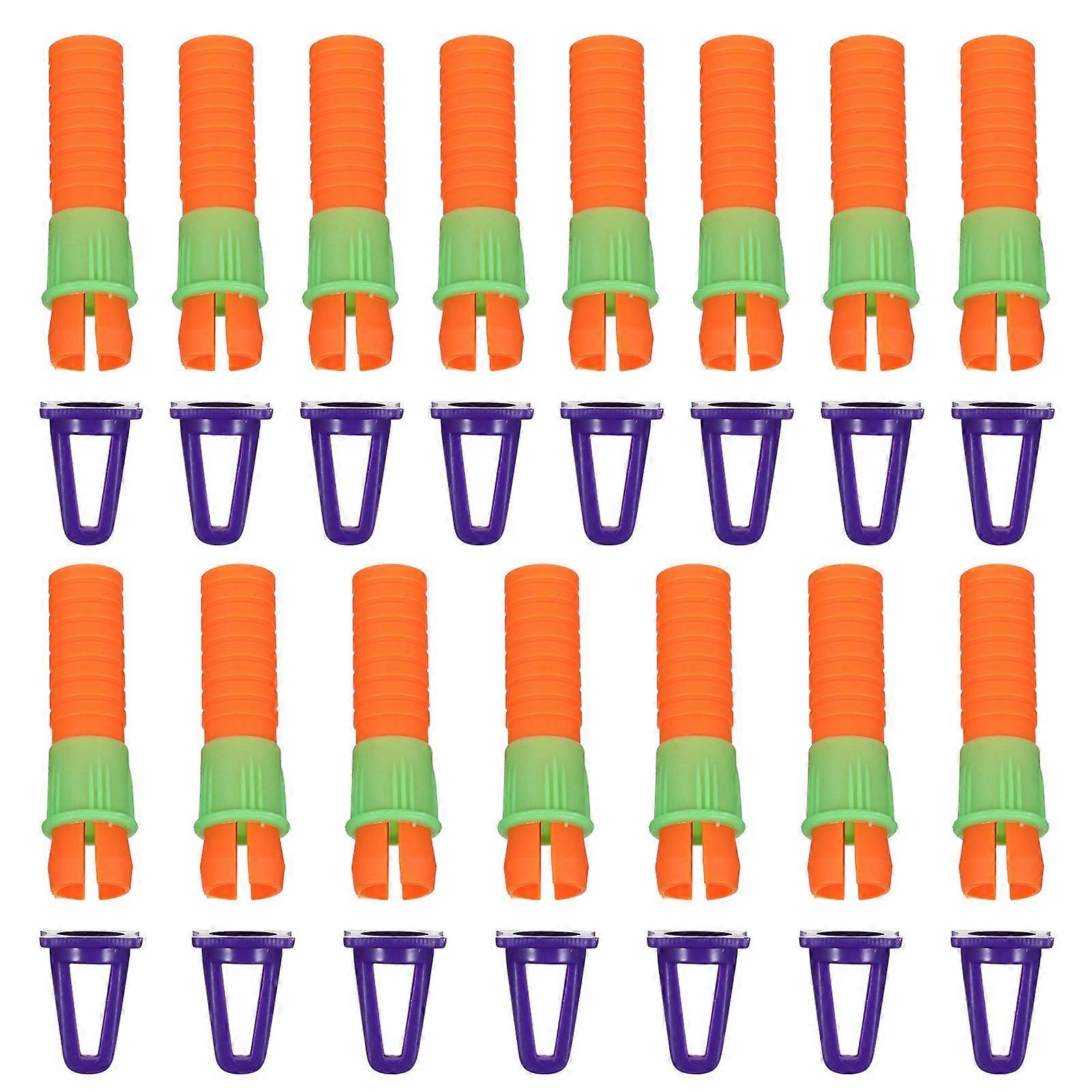 15pcs Crayon Extender Oil Painting Stick Extender Crayon Sharpener Crayon