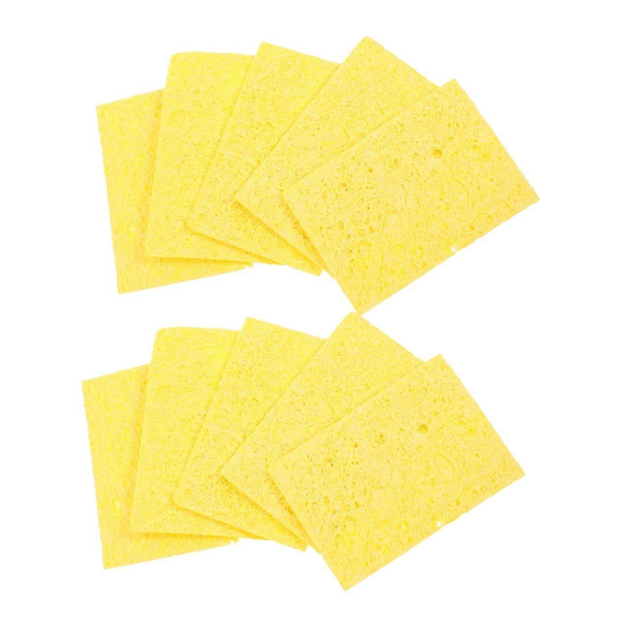 10-Piece Soldering Tip Cleaner High-Absorbency Sponge Block for Solder Station Durable Space-Saving Design