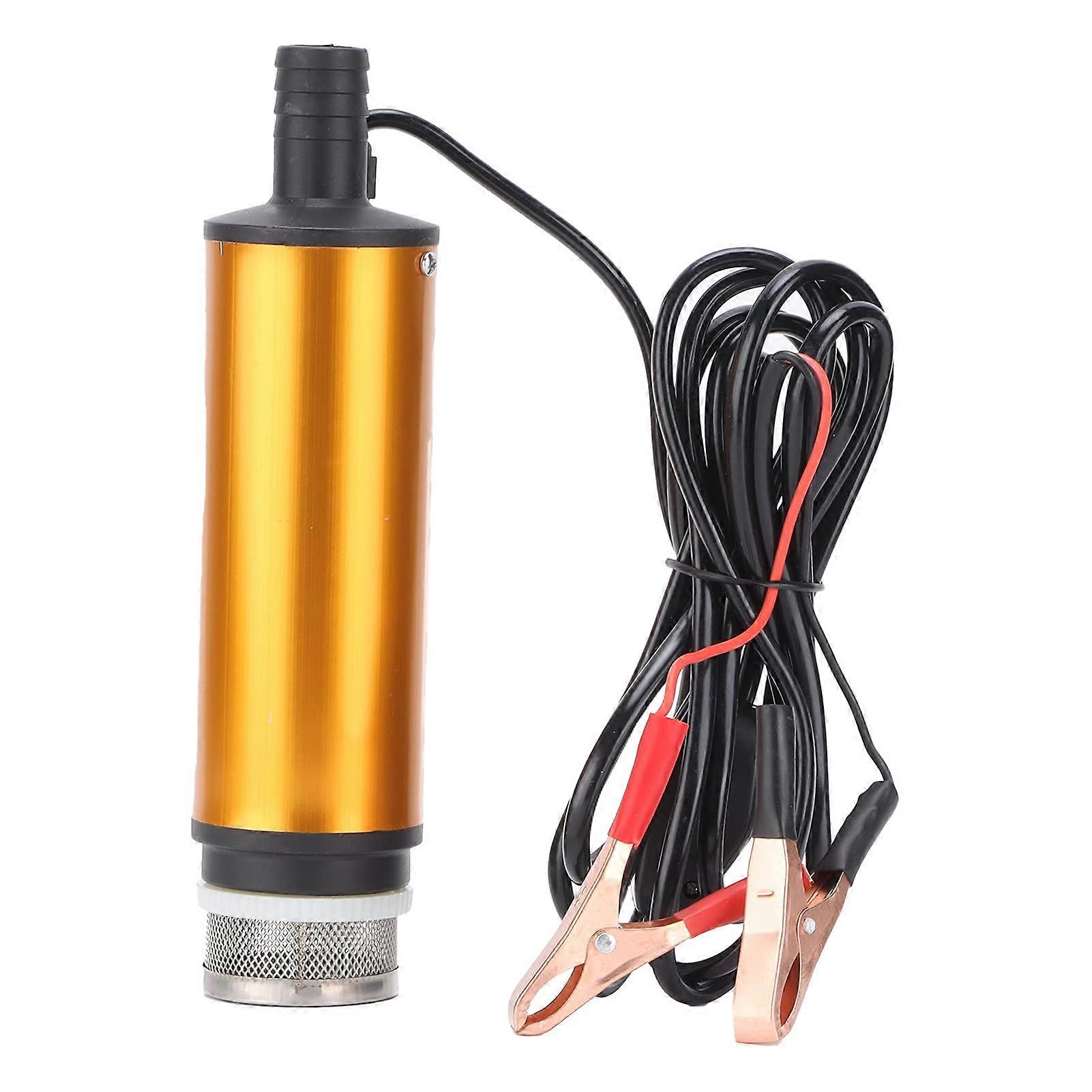 Electric Submersible Pump DC Portable Mini Pump 12V 51MM DC 30L Min For Kerosene Water