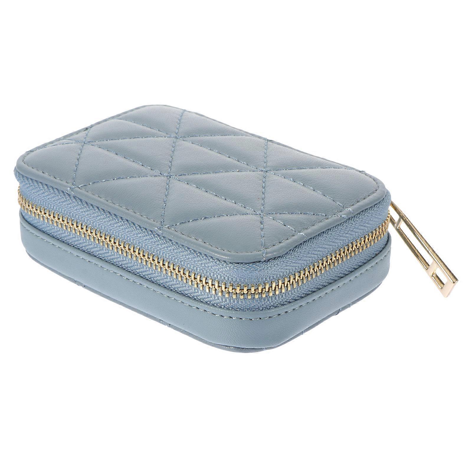 Stylish Portable Lipstick with Mirror, Durable Makeup Storage Pouch for Travel Cosmetic Organization, Keep Lipsticks Neat and Accessible On the Go