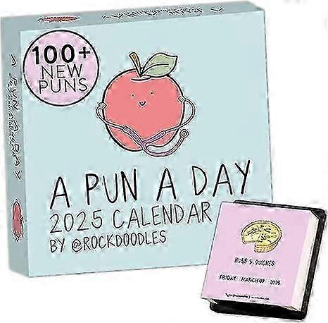 2025 Punny Daily Desk CalendarFunny Calendar 2025 Day to Day for Home, Daily Calendar 2025 Page a Day with Tear Off Pages and Daily Pun