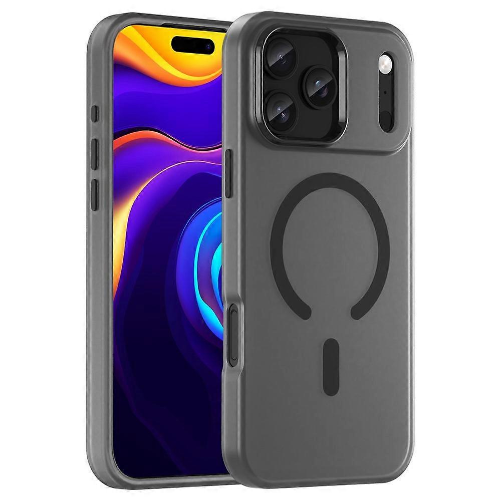 Compatible For iPhone 17 Pro Max Case Compatible with MagSafe TPU + PC Matte Translucent Phone Back Cover