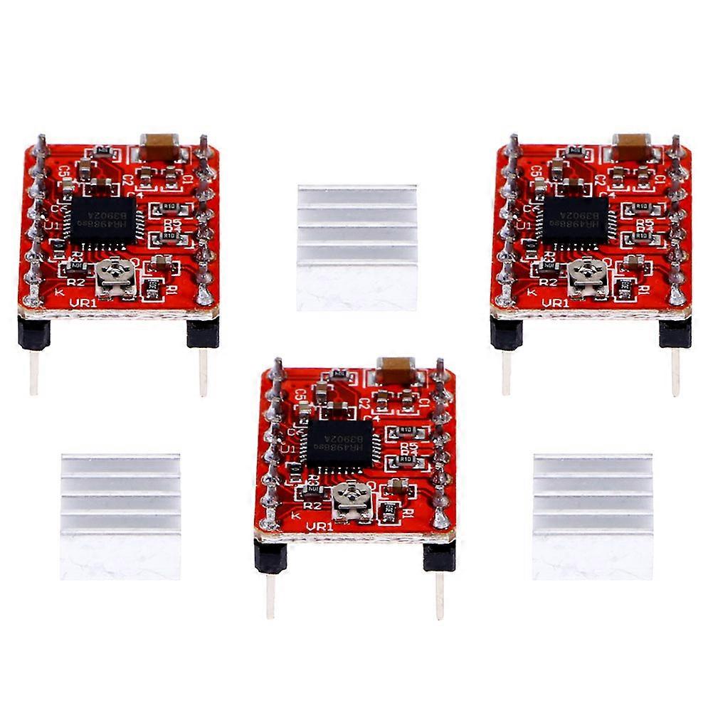 A4988 Stepper Motor Driver for 3D Printer with Adjustable Current Control and Five Step Resolutions PCB Assorted Color