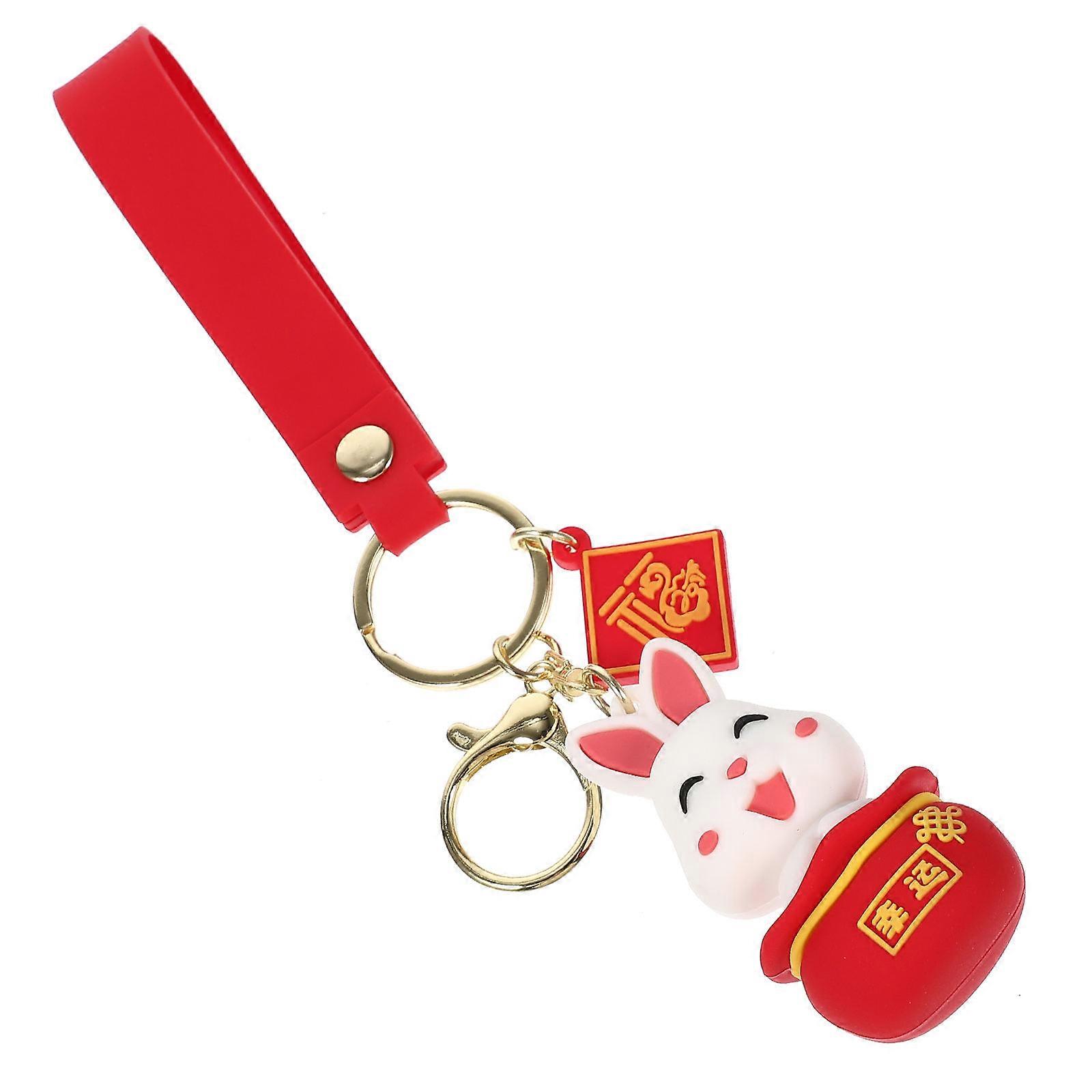It looks like you're describing a product listing for a **rabbit keychain pendant**. Here's a polished and professional version of the product