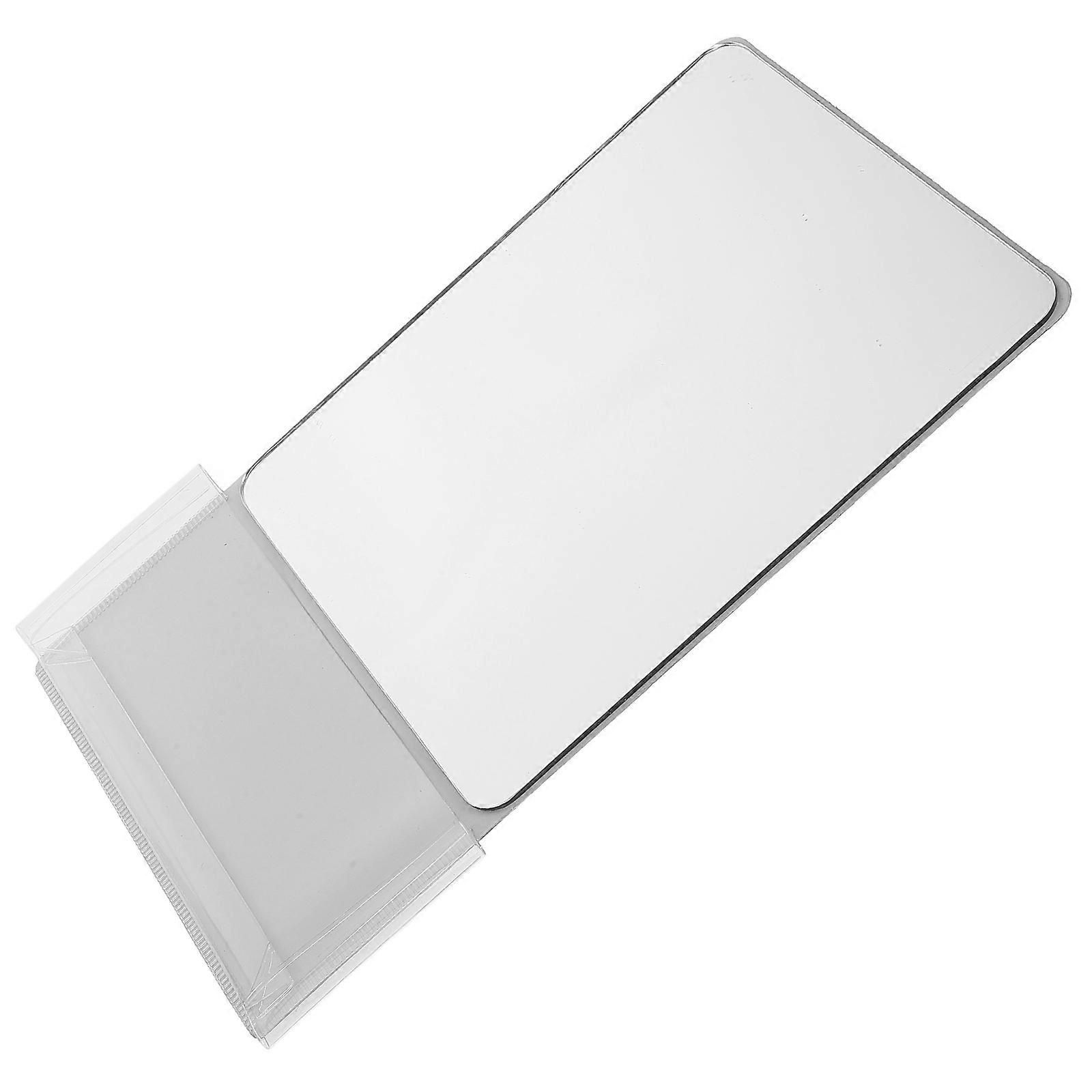 Magnetic Mirror For Office And Bathroom Use Round Cornered Shape 24.00X14.00X2.48CM High-Definition Reflection 1Pcs
