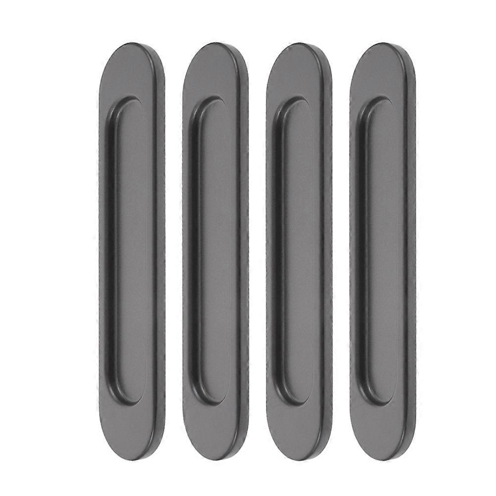 Stick On Cabinet Handles Recessed Cabinet Pull For Door Renovation Durable And Efficient 4Pcs