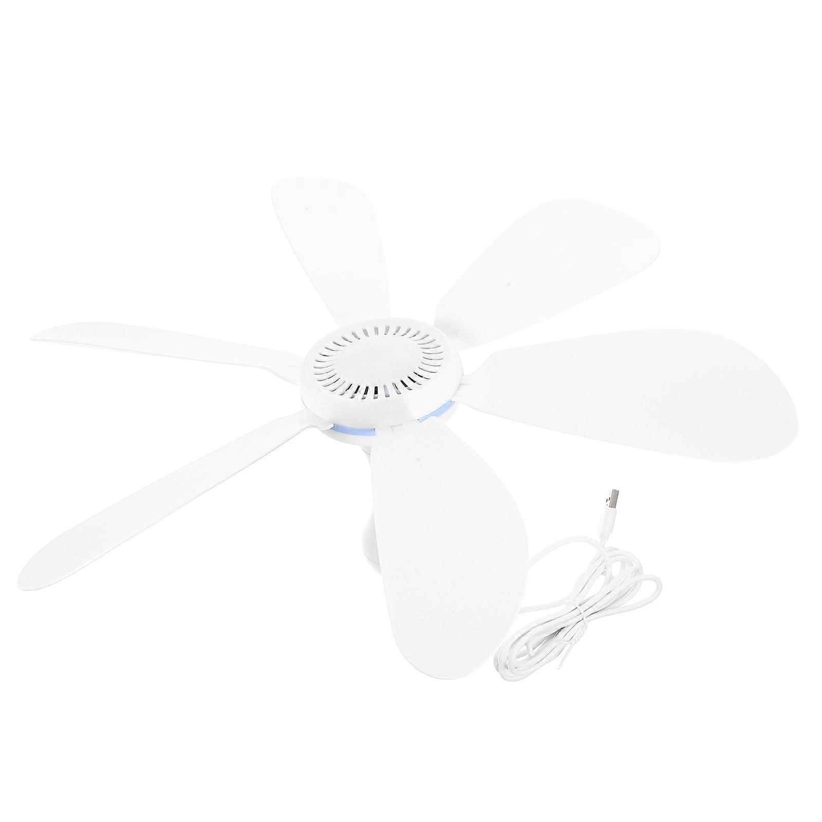 Ceiling Fan For Tent Portable Usb Powered Summer Use 1Set