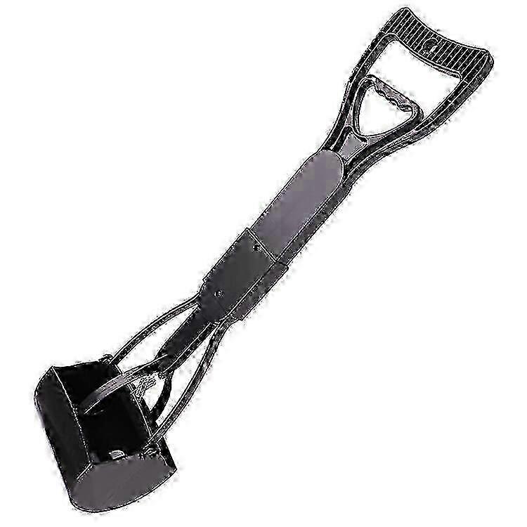 Foldable Dog Poop Long Handle Jaw Pet Pooper Scoopers for Large Small Medium DogsBlack SZRH A-M Edition0722