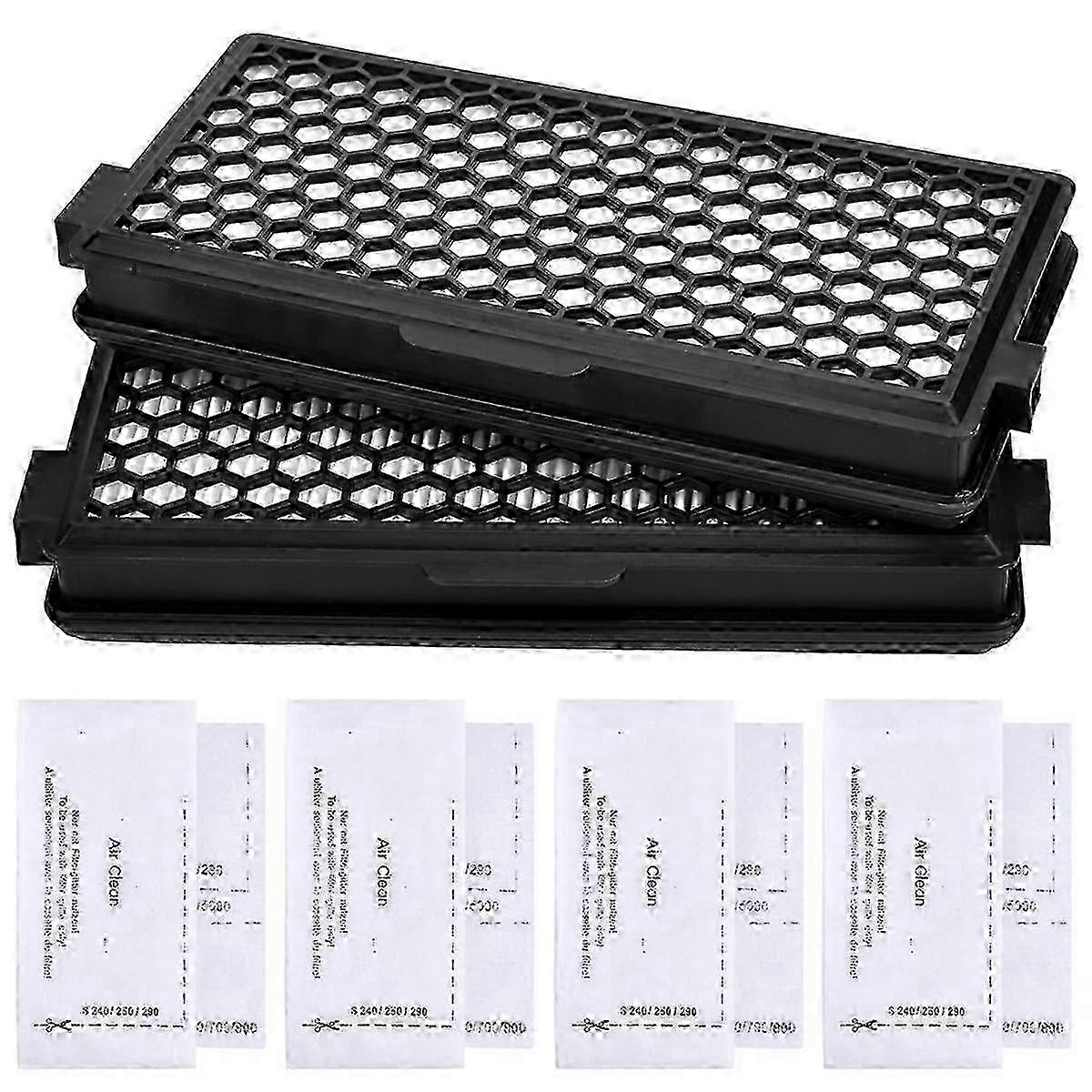 Sets of Replacement Filters for Miele Vacuum Cleaner Compact C1 & C2, Complete C2 & C3, S8340, HEPA hwy