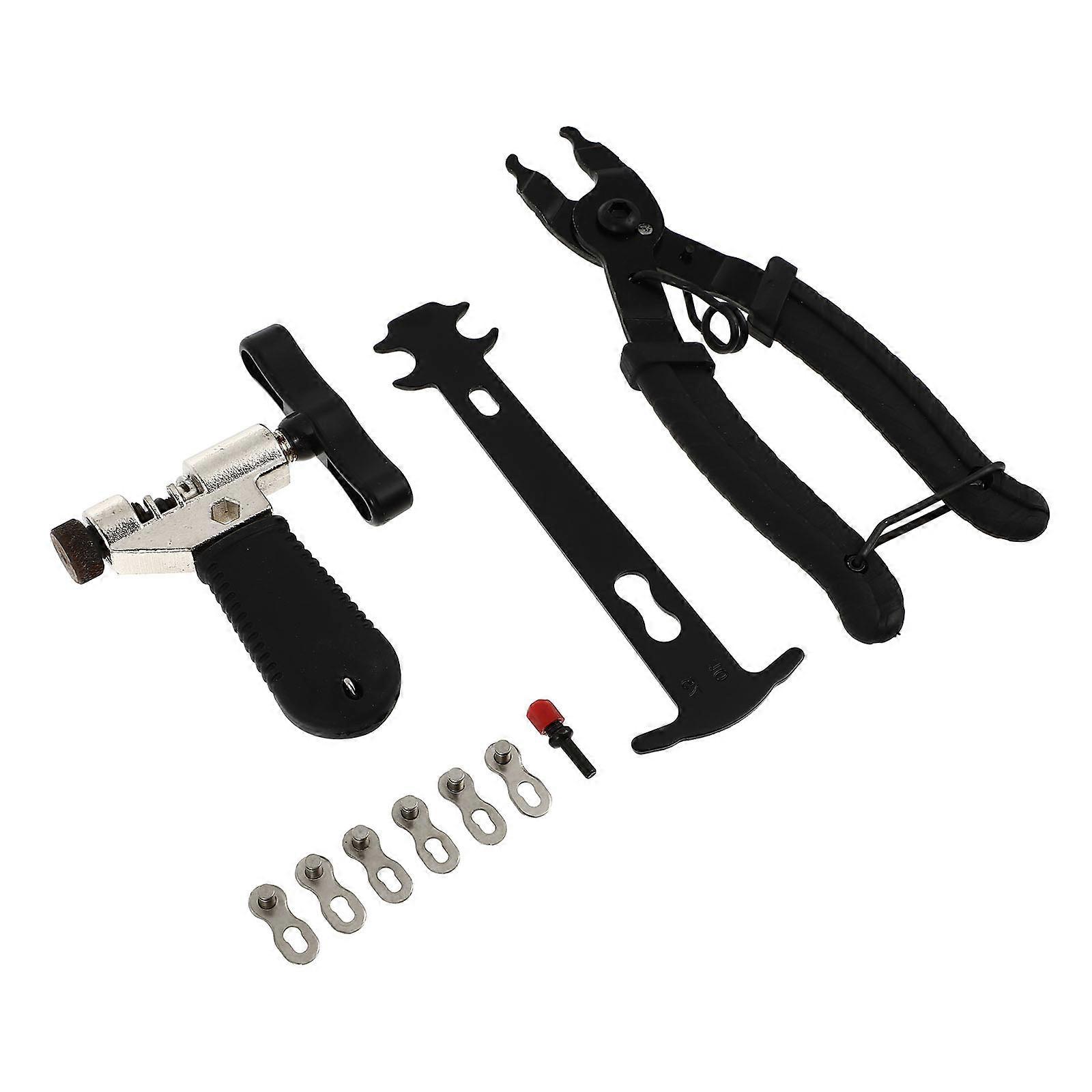 Chain Pin Installation Tool For Cyclists With A Tightly Gripped Handle Crafted From Black Carbon Steel 1 Set