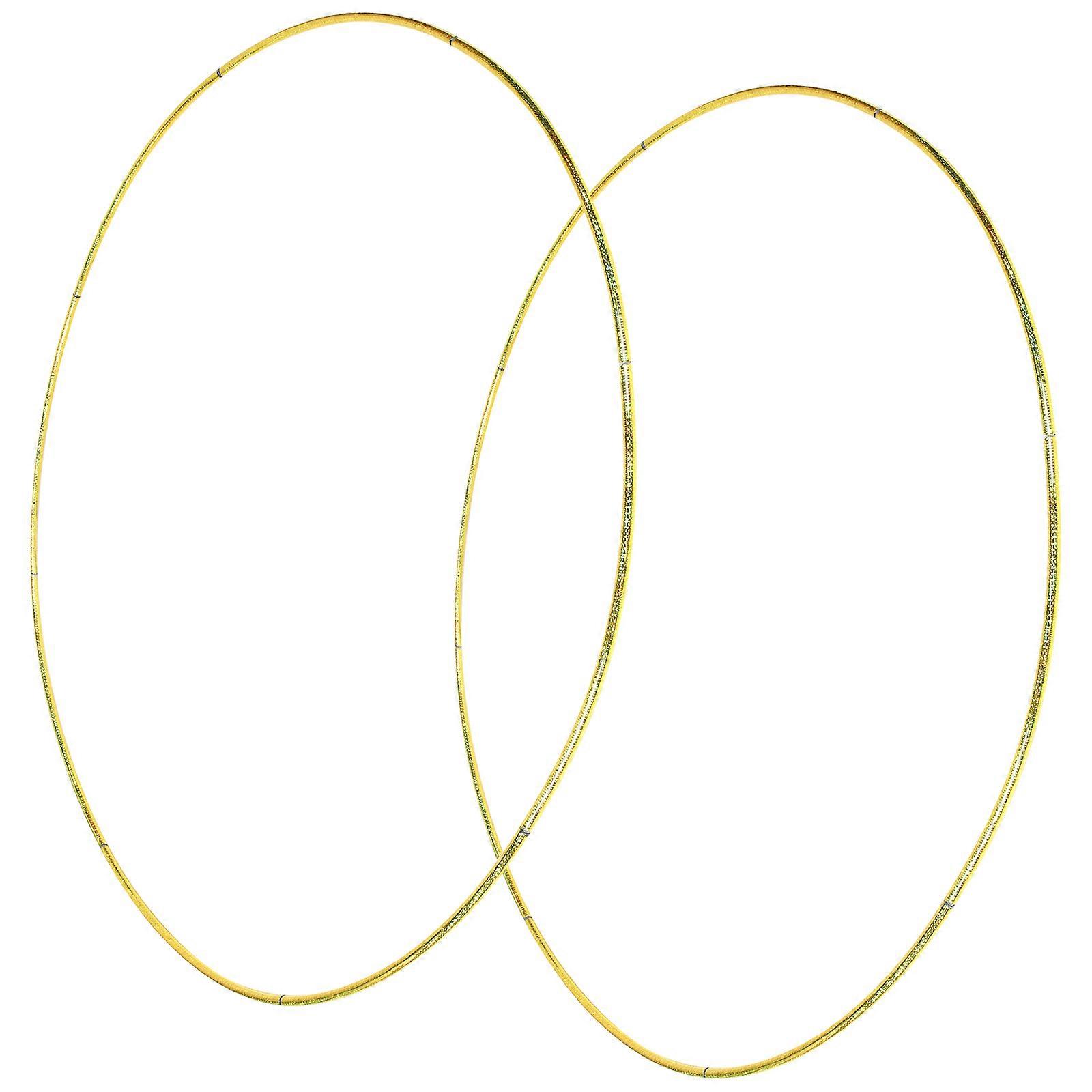 Golden Arch Stand for Decoration Use Made of Plastic Perfect for Parties and Events 2 Sets