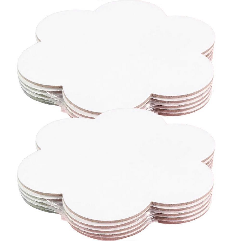 ציור בדים לוחות שמן מקצועיים מבוגרים דמיון 15x15 ס"מ לבן לעורר יצירתיות 10 יחידות