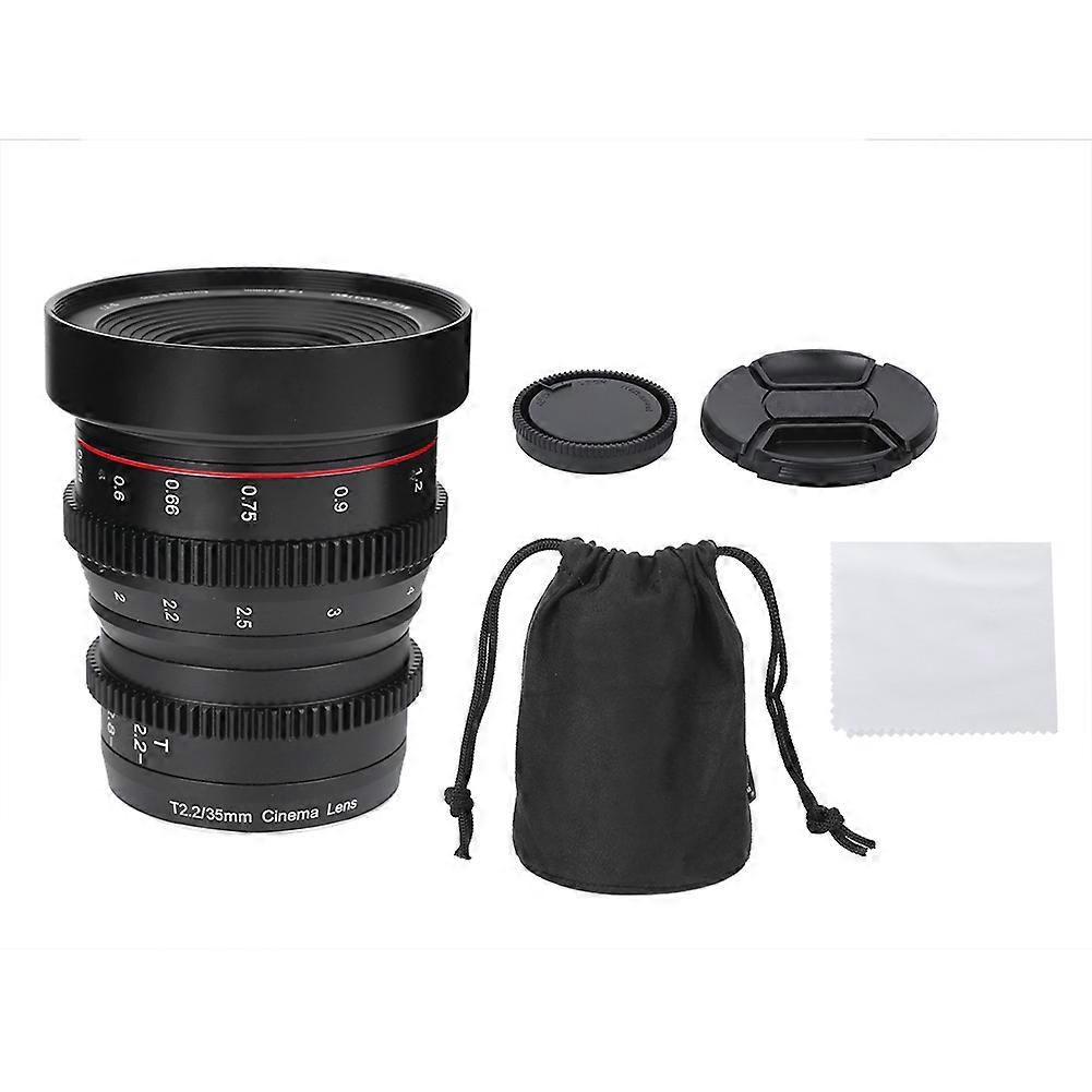 Meike 35mm T2.2 Manual Focusing Portrait Cinema Lens M4/3 Mount for Olympus GH5 G7 G9 GX7 G6 GX9 Camera