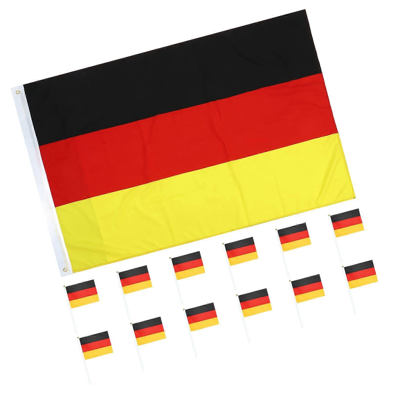 Germany Flags Handheld Design Home Decoration Multi 3000X2000X1400Cm Polyester 1Set