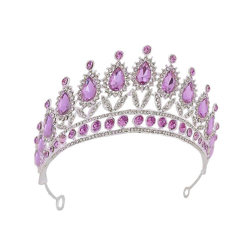 Elegant Rhinestone Wedding Tiara Crown for Bride Charming, Durable Headdress Accessory for Special Occasions