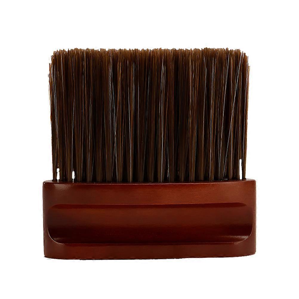 Black Nylon Hair Cleaner Brush for Home Use with Sturdy Bristles and Smooth Handle 7.5 inches