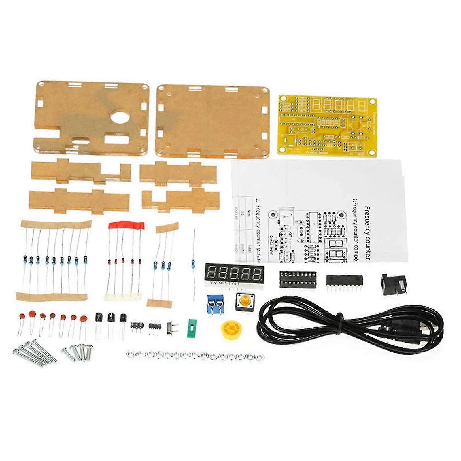 DIY Frequency Tester 1-50 MHz High Precision Compact Frequency Counter Meter