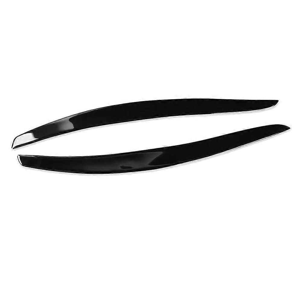 Glänzend Schwarze BMW 3er E92 E93 M3 Scheinwerfer Augenbrauen Abdeckung, Auto-Hardware Augenlied Zierleisten 2006-2012