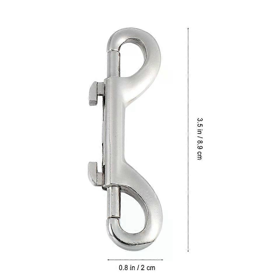 Double Ended Metal Snap Hooks, 4 Pcs Heavy Duty Trigger Hook Clips