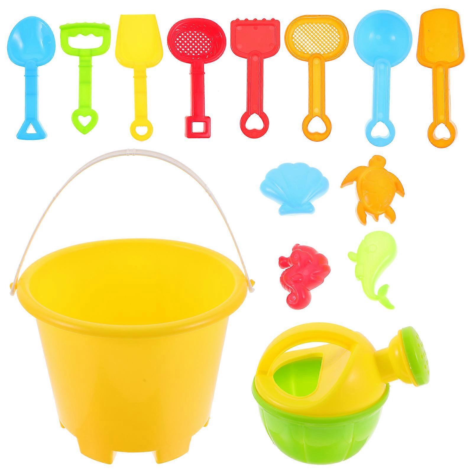 Sand Toy Set Children Beach Play Safe Plastic Assorted Color 1Set