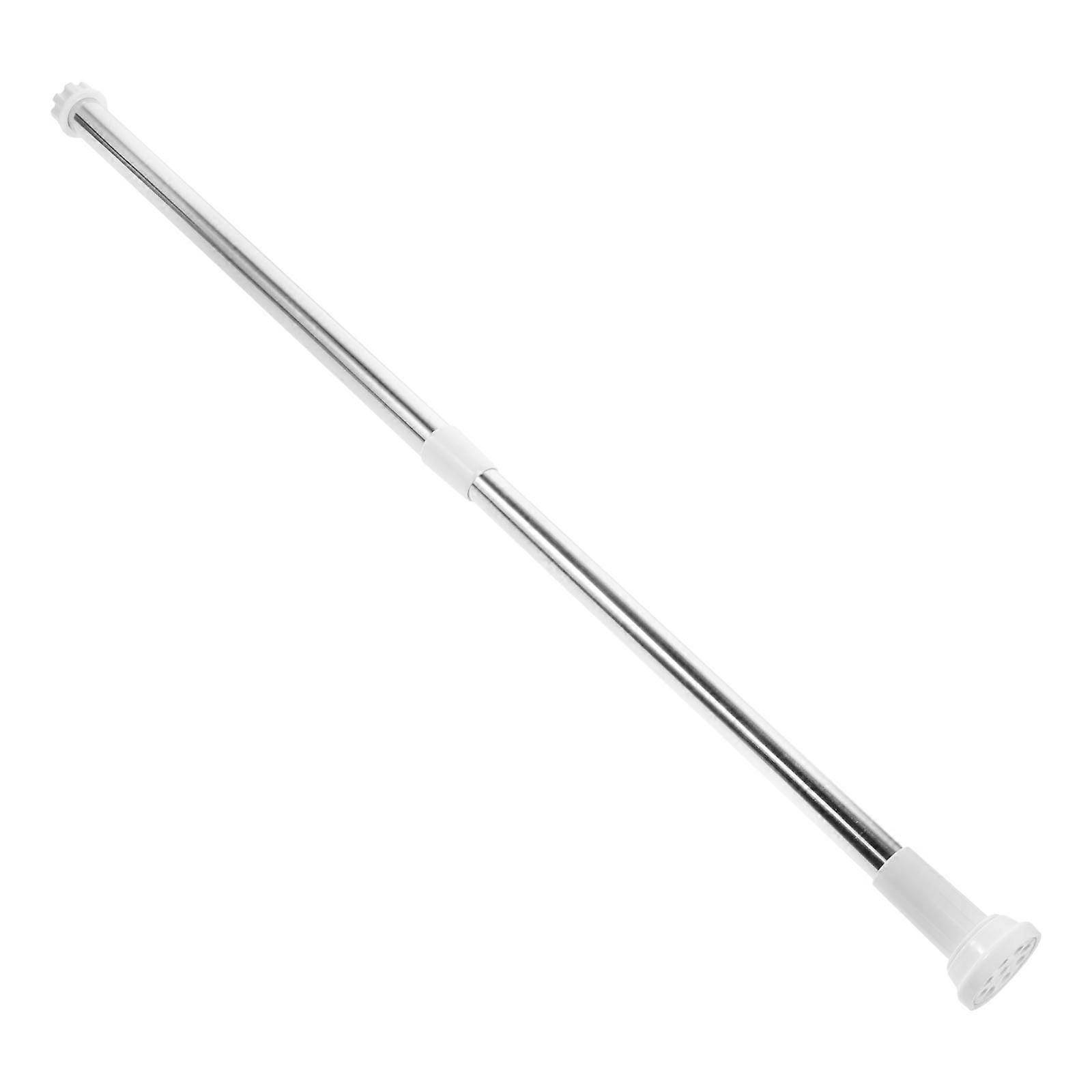 Stainless Steel Adjustable Shower Curtain Rod for Bathroom Silver Easy Installation