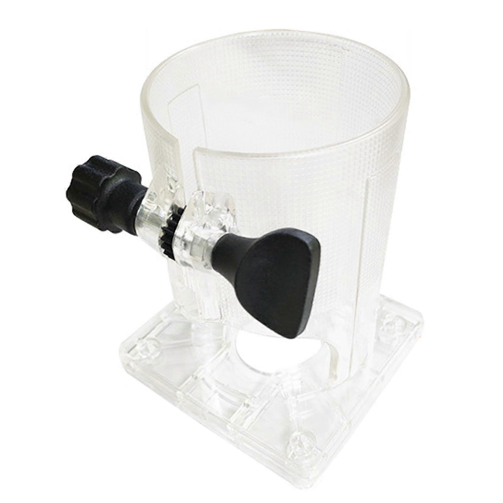 Clear Trimming Machine Router Base  for Wood Edges and Carving Projects Easy to Use Woodworking Enthusiasts Router Attachment
