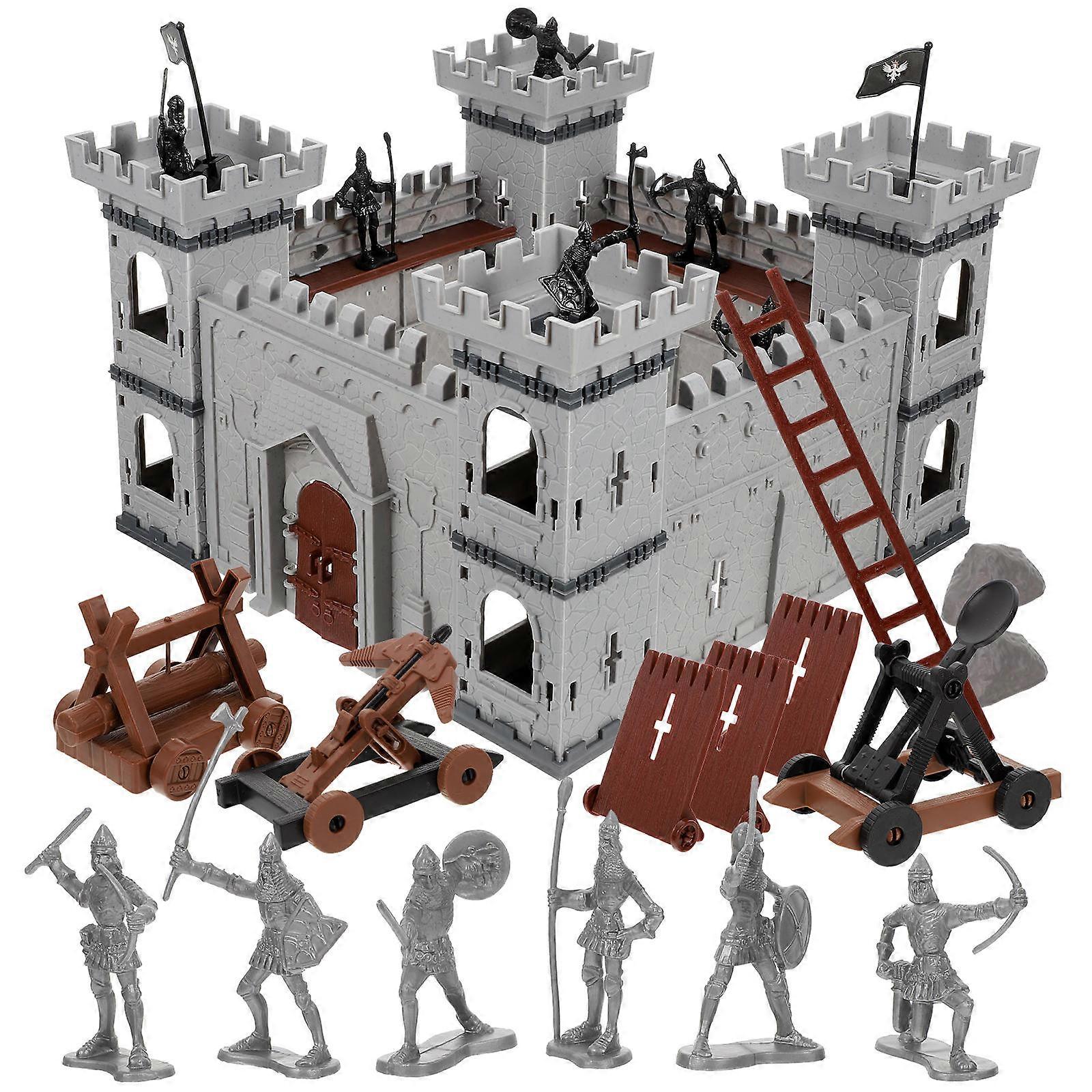 Castle Model Set for Boys – Safe Pretend Play and Creative Decoration
