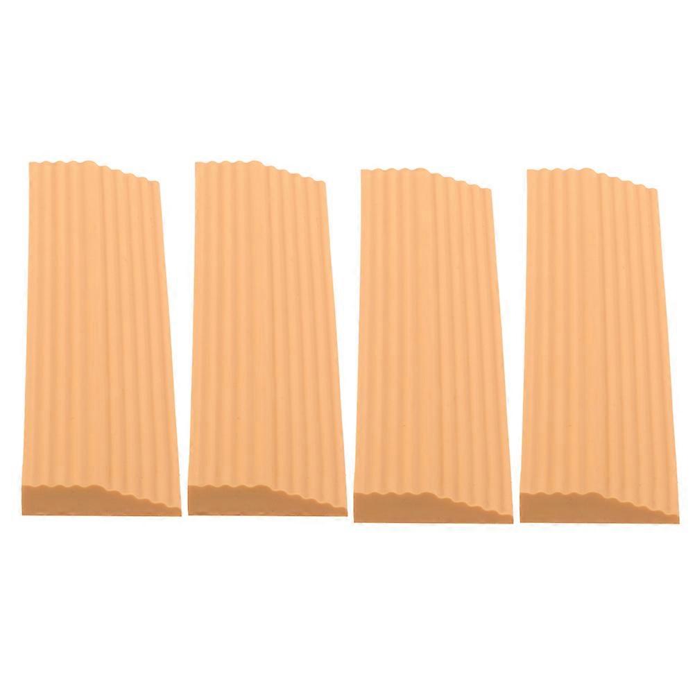 4pcs Non Slip Sweating Robot Ramps for Doorways – Indoor Curb Access Mats for and Stability at Home
