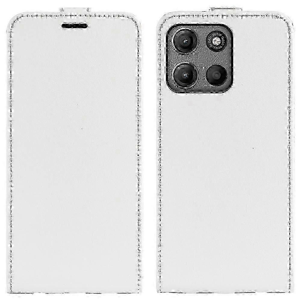 Textured Vertical Flip Leather Phone Case designed for the R64.
