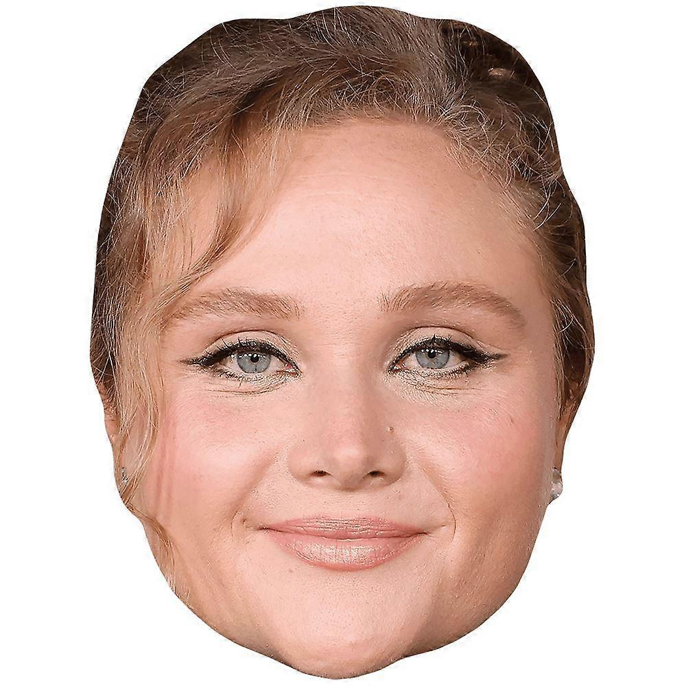 Danielle Macdonald (Smile) Big Head. Larger than life mask.