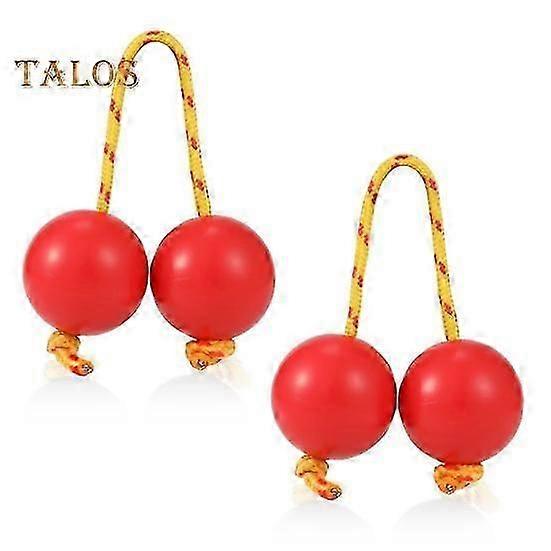 2 Pair Asalato Rhythmic Ball Hand Percussion Instruments Rattle Asalato Shaker for Adults And Teenagers