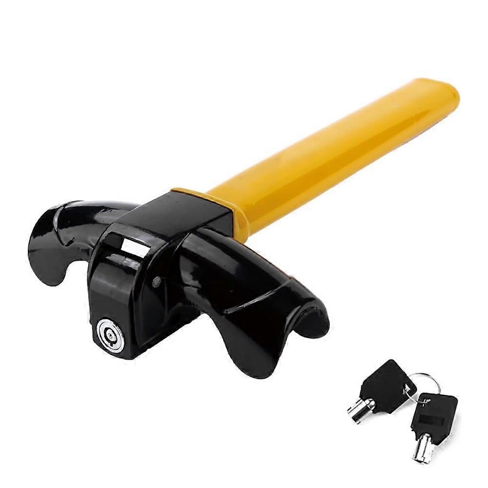 Car Steering Wheel Lock T Shape Universal Steel Antitheft Car Lock with 2 Keys for Car Truck SUV
