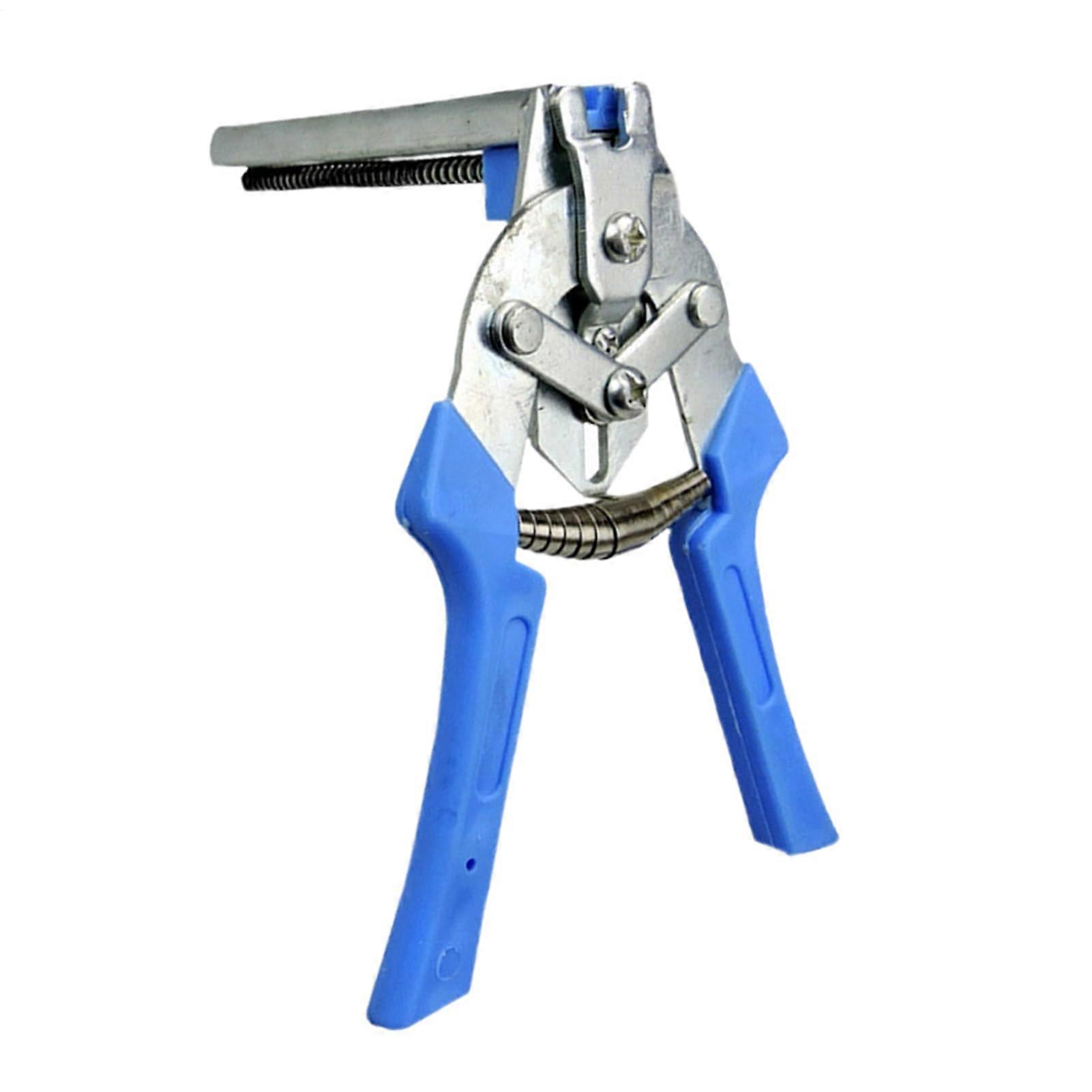 Nail Ring Pliers, Hog Ring Tool with Non-Slip Grip, Manual Clamp for Metal Fence Fasteners, Wire Mesh Enclosures and Chicken Coops