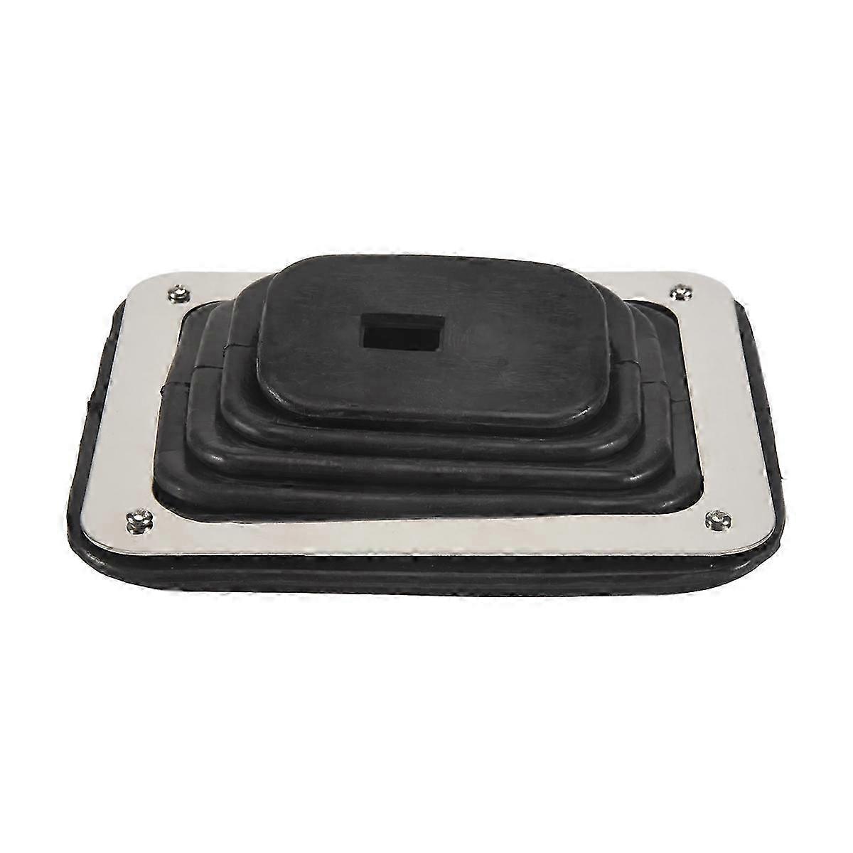 Car Gear Shift Dust Protector with Chrome Trim for Long-Lasting Use