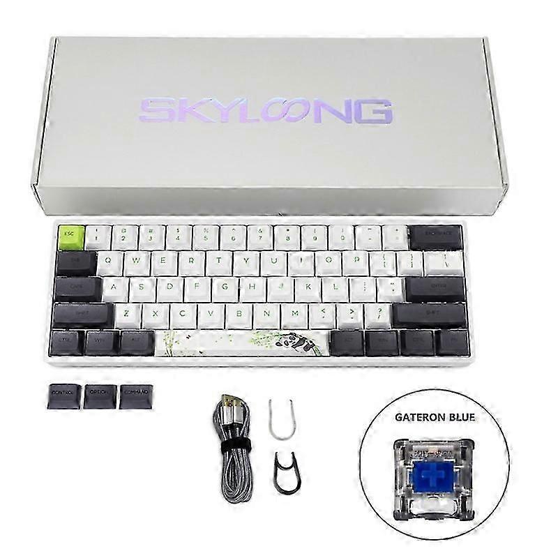 SK61 61 Key RGB Optical Switch USB Wired PBT DYE Sublimation Mechanical Keyboard