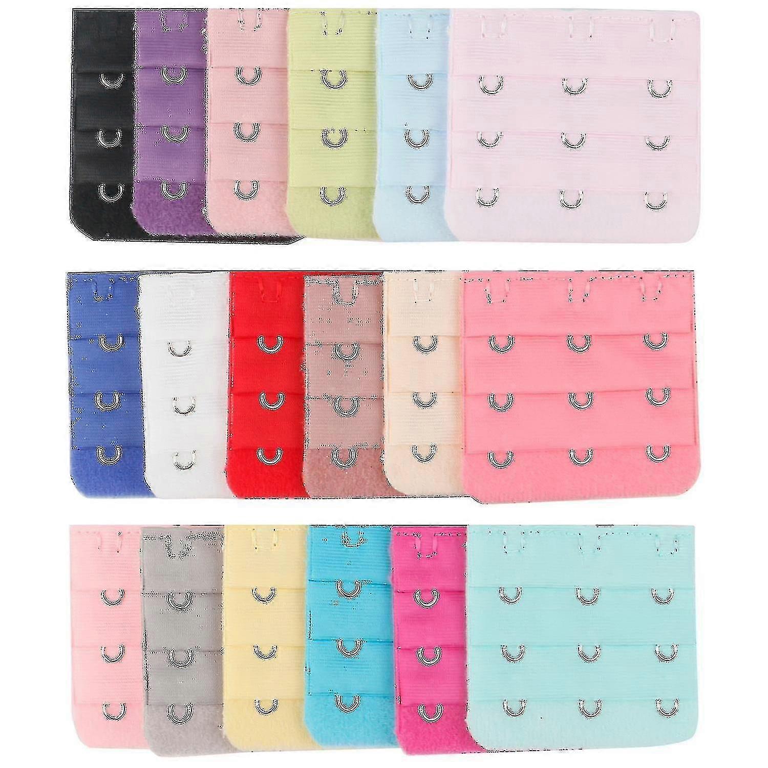 Multicolor Bra Extenders, Adjustable Elastic Bra Strap Extensions