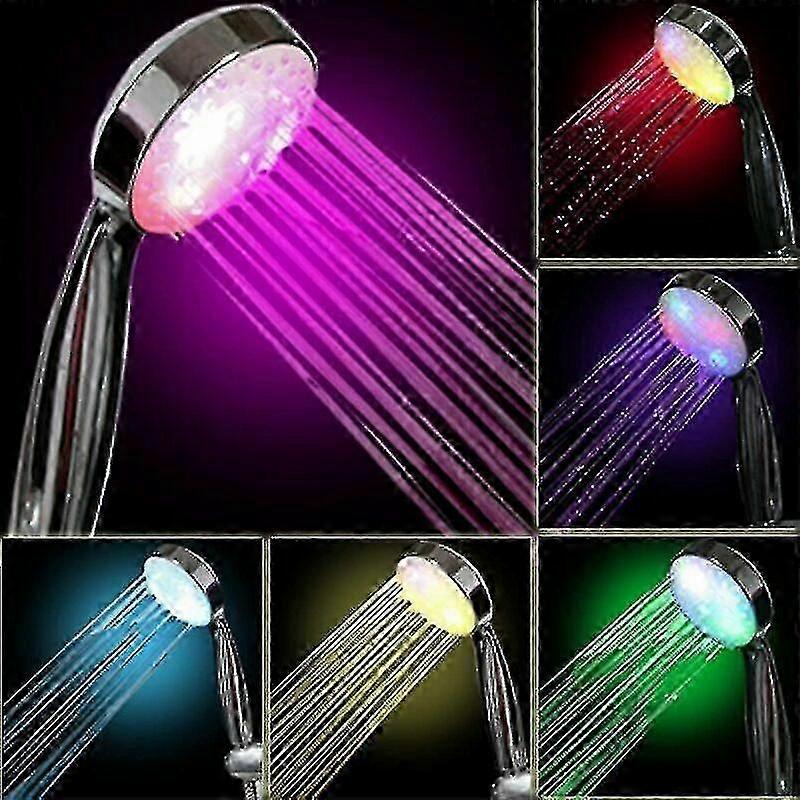 Kleur Led Douchekop, Multicolor, Universal Fit