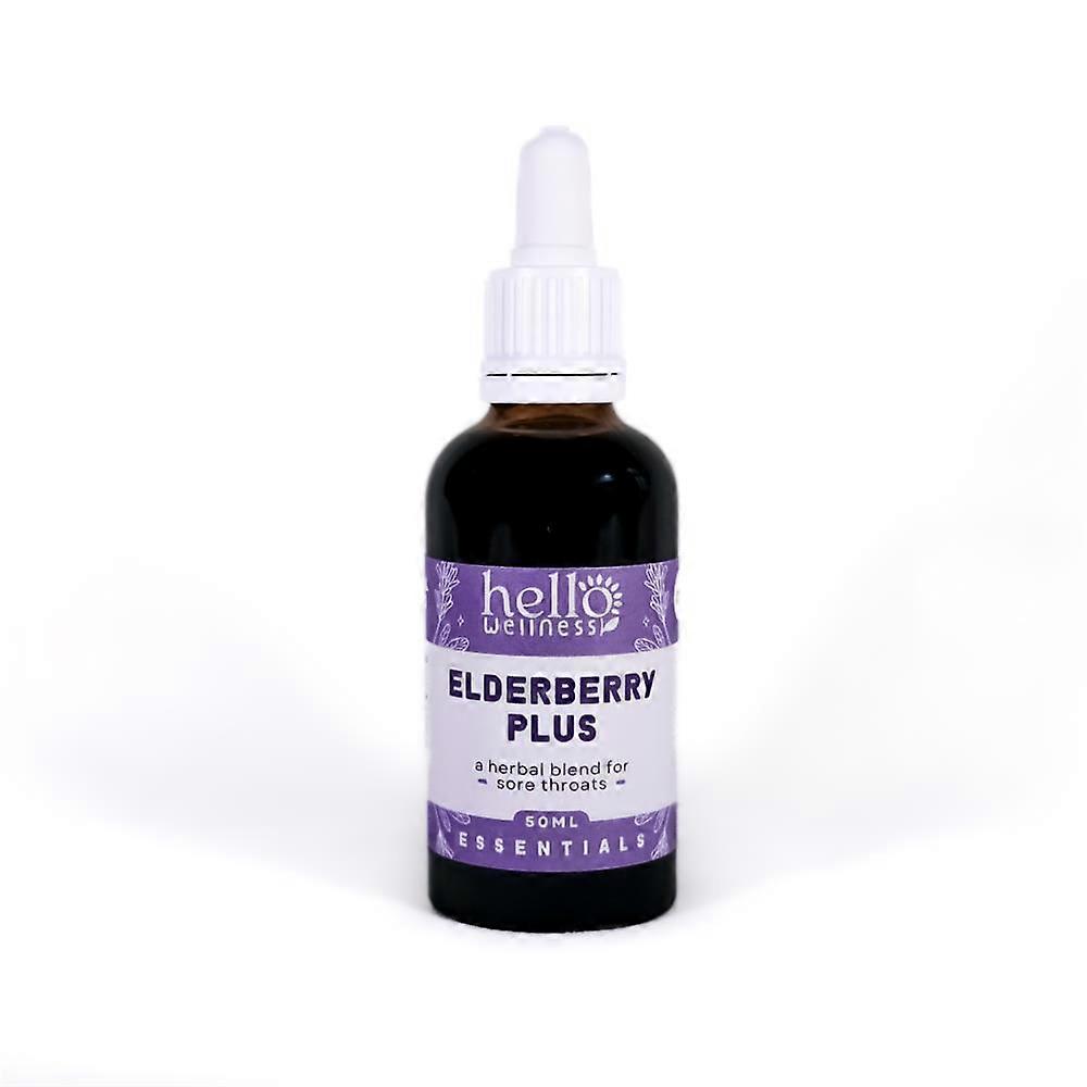 Hello Wellness Elderberry Plus 50ml - 4 Pack