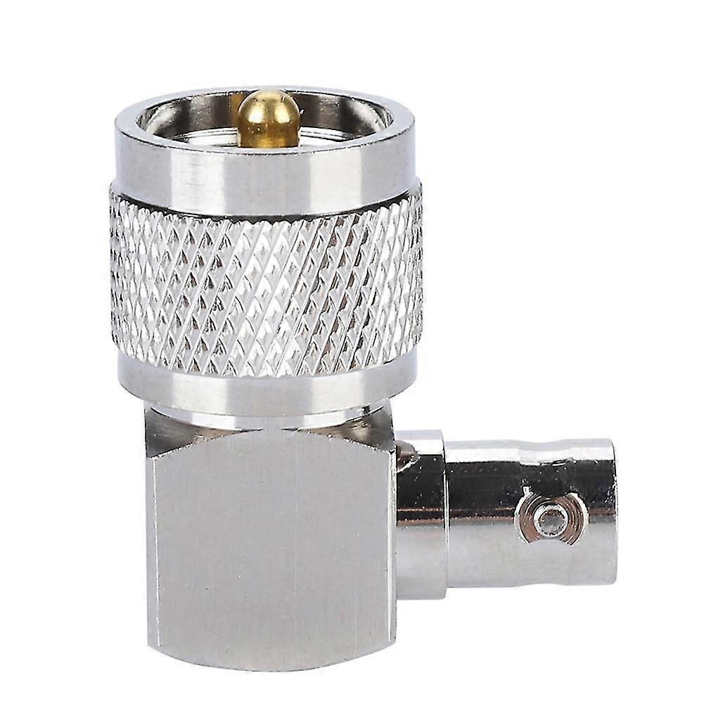 BNC samice na PL-259 samec pravoúhlý koaxiální konektor