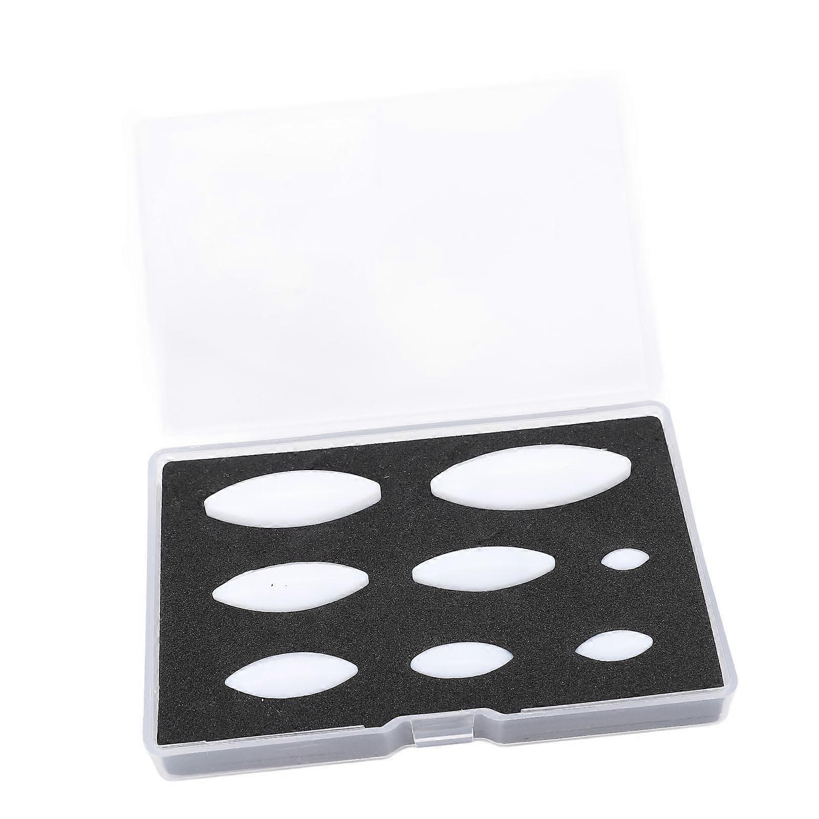 8Pcs PTFE Magnetic Stir Bars Set 10-40mm for Lab Stirrer Mixing