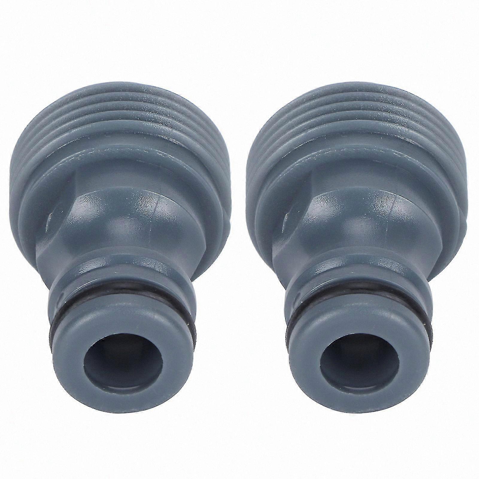 2-Pack Quick Connect Coupling Adapter for Garden Hose, G3/4 Male Thread Pipe Fittings for Irrigation Systems