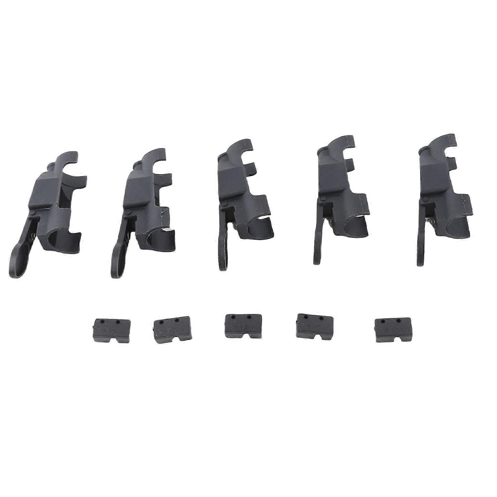 10Pcs TIG Welding Torch Switch with Core Set Black Oxidation Proof Argon Weld Accessories